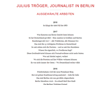 Tablet Screenshot of juliustroeger.de